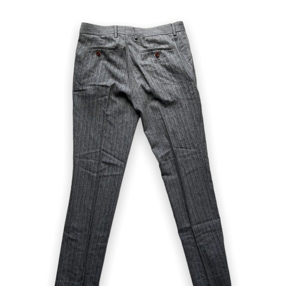 Herringbone gray tailored Topman pants - size 32R - Picture 2 of 5